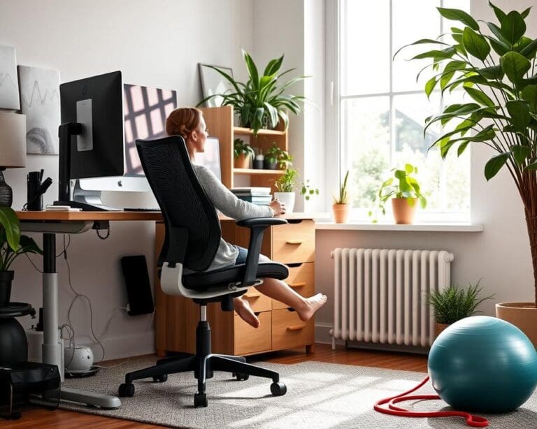 Tipps zur Verbesserung der Haltung bei Büroarbeit