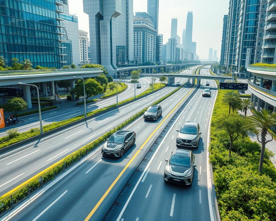 Verkehrsoptimierung durch automatisierte Fahrzeuge