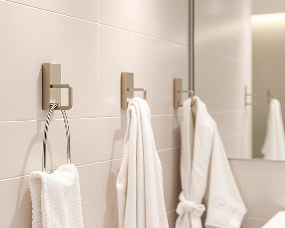 Wandhakenleisten aus Edelstahl für Badezimmer