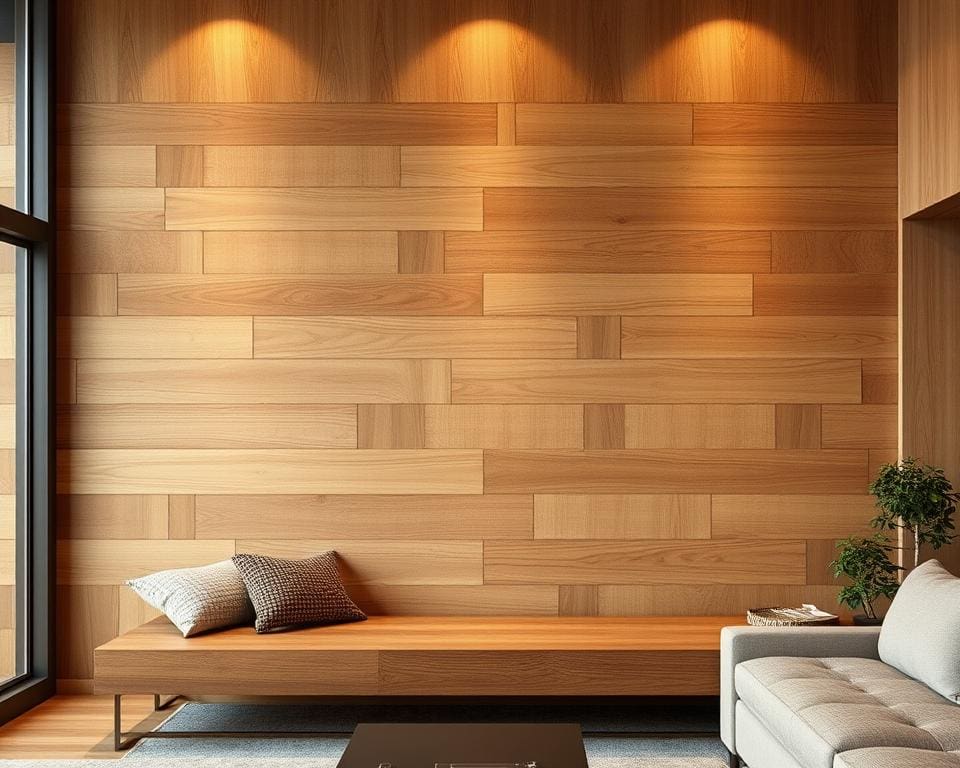 Wandpaneele aus Holz für warme Wohnakzente