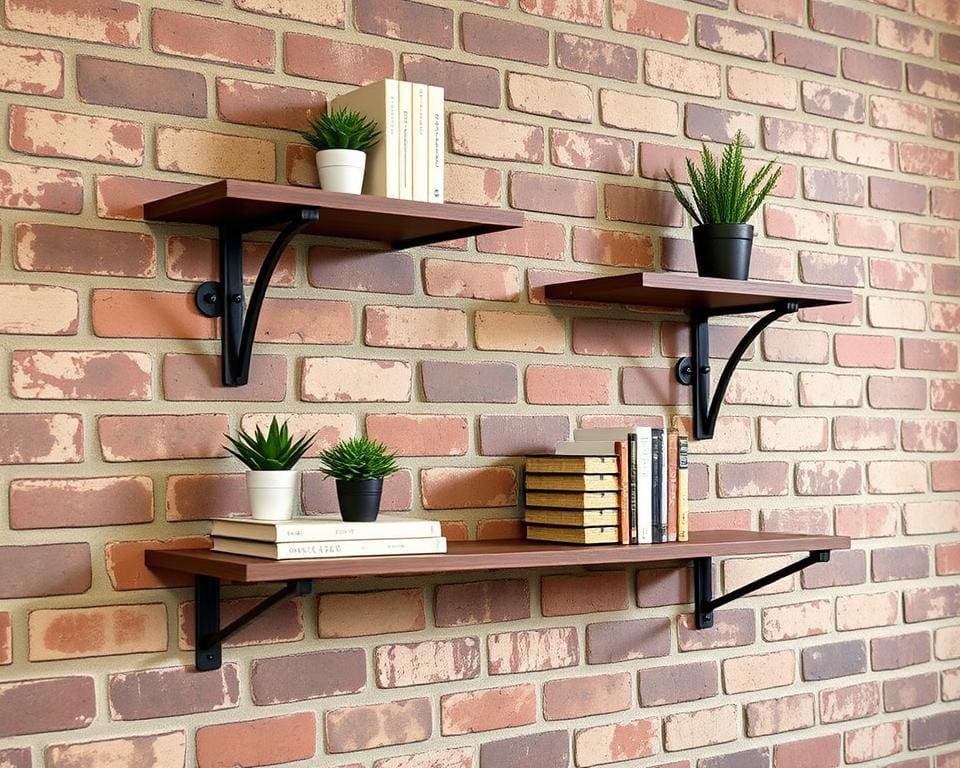 Wandregale aus Metall für den Industrial-Stil