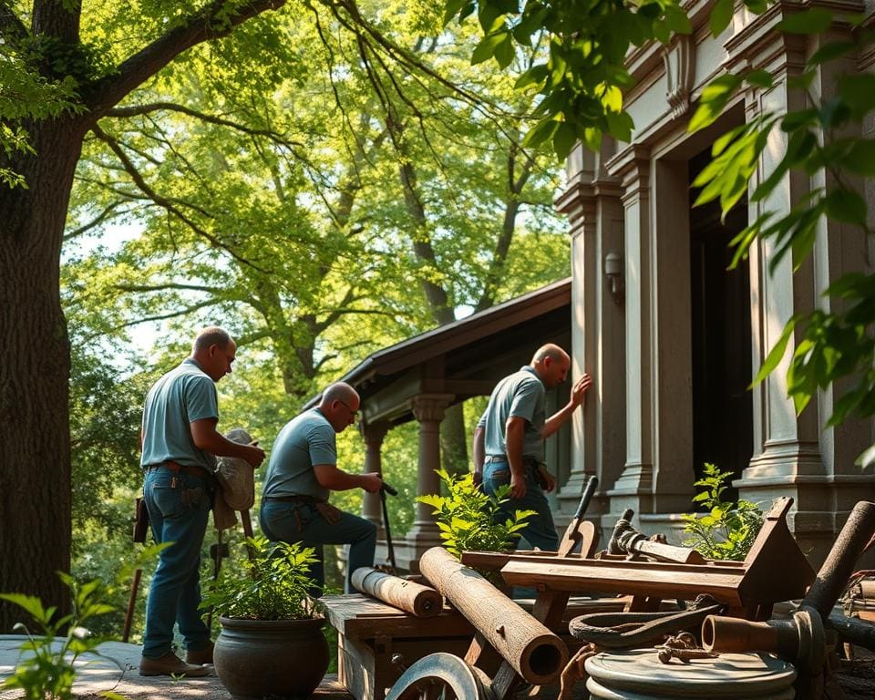 Wartung und Pflege von denkmalgeschützten Immobilien