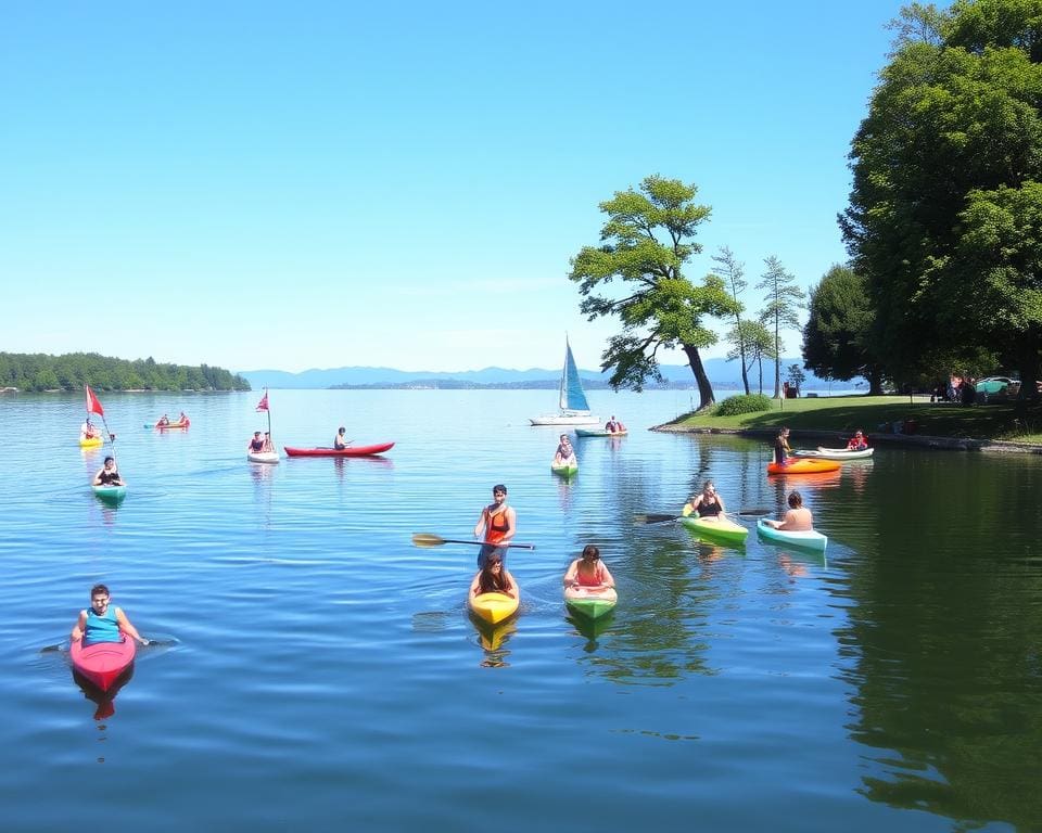 Wassersport am Wochenende