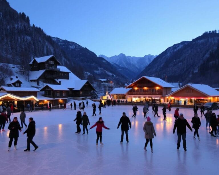 Zell am See: Eislaufen im Winterwunderland