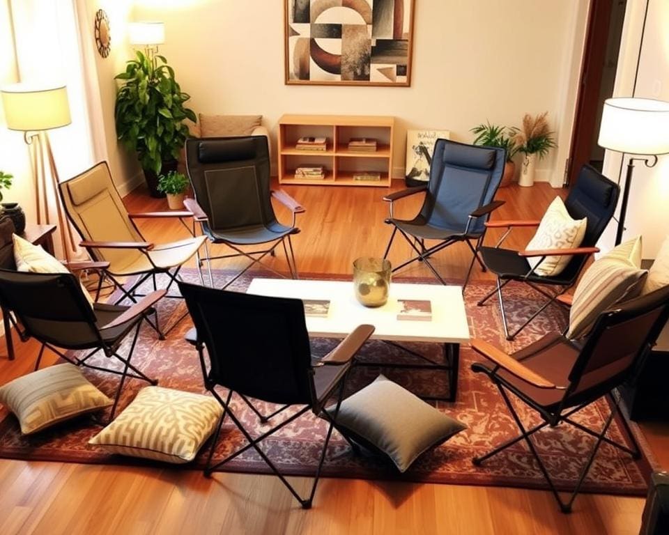 flexible Sitzgelegenheiten