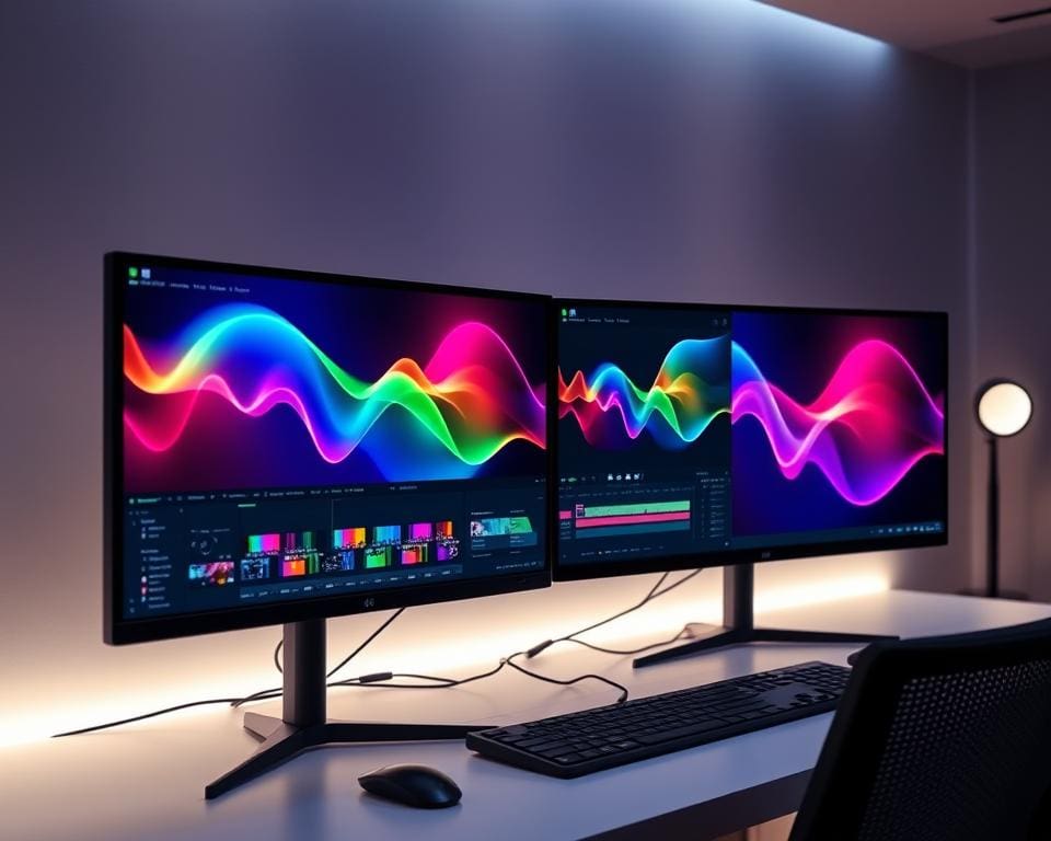 hochauflösende Bildschirme