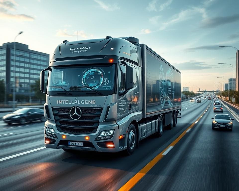 intelligente Bremsassistenten in Lastwagen