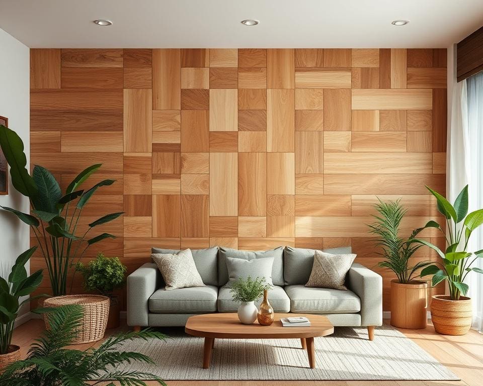 nachhaltige Holz Wandpaneele