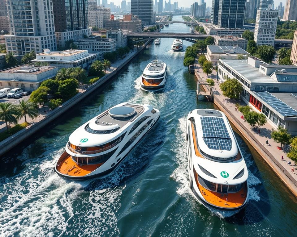 nachhaltiger Transport durch innovative Wassertransportmittel