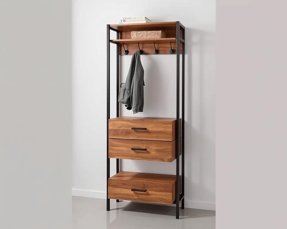 Design Garderobenständer mit Schubladen Design Garderobenständer mit Schubladen