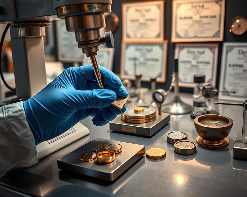 Edelmetalle überprüfen
