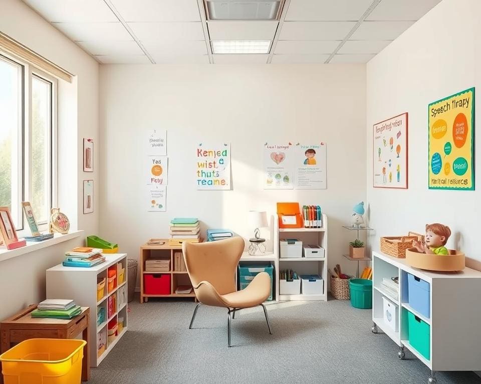 Logopäde bei der Sprachtherapie