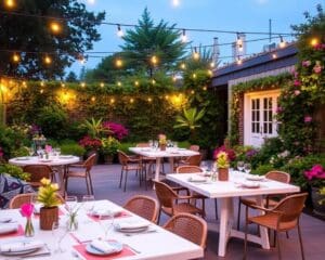 Outdoor-Tische von Fermob: Ideal für lange Sommerabende