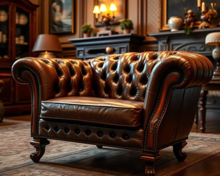 Sessel im Chesterfield-Stil: Klassik im Wohnzimmer