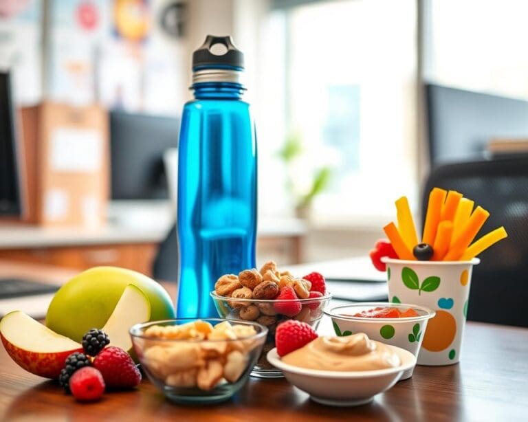 Tipps für gesunde Snacks im Büro und unterwegs