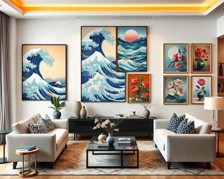 Von Hokusai bis Monet: Kunst für Ihr Interieur