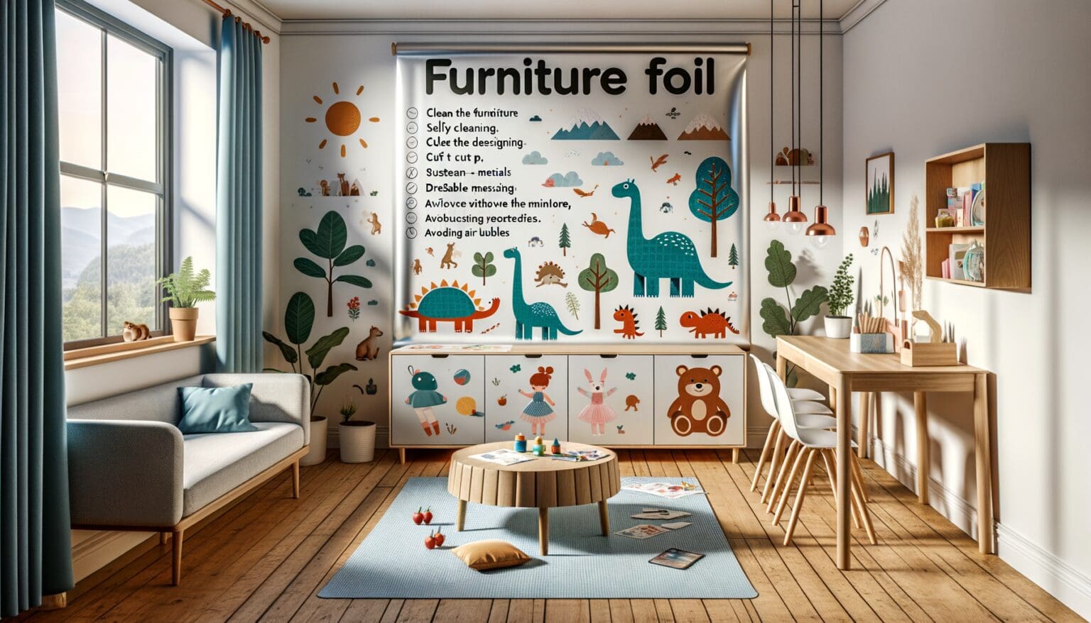 Möbelfolie , Möbelfolie Kinderzimmer, Kinderfreundliche Möbelfolie, Ablösbare Möbelfolie, mica-mica.com, Nachhaltige Möbelfolie, FSC-Zertifizierte Möbelfolie, Möbelfolie Dinosaurier, Möbelfolie Waldtiere, Möbelfolie Hasen Garten, Möbelfolie Abenteuer Straße, Möbelfolie Ballerina Mäuse, Möbelfolie Feuerwehr, Möbelfolie Meerjungfrau, Möbelfolie Herbstwald, DIY Möbelfolie Ideen, Möbelfolie von mica-mica.com