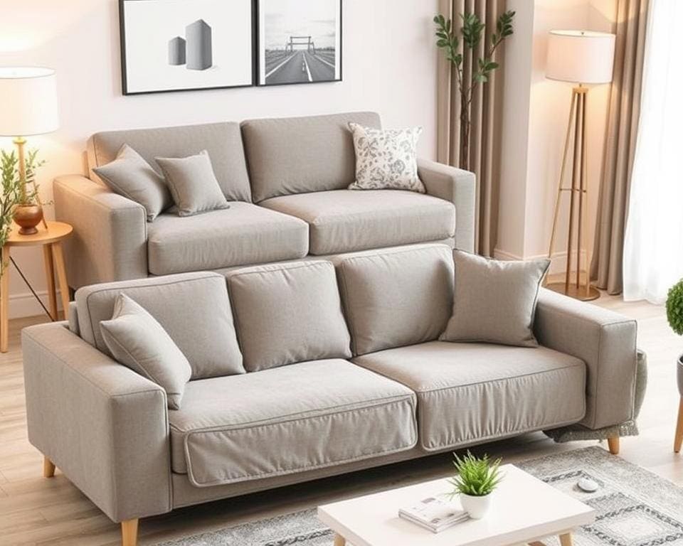 Bequeme Sofas mit abnehmbaren Bezügen