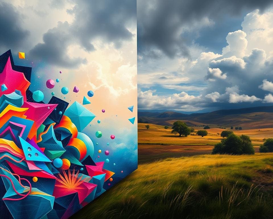 KI-Kunst vs. menschliche Kunst