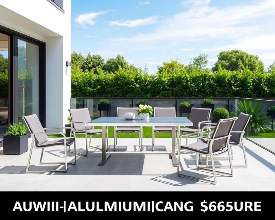 Outdoor-Möbel-Sets aus Aluminium für langlebige Terrassen