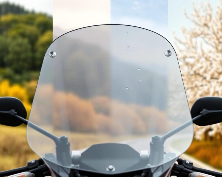 Welche Motorrad-Windschutzscheibe für welche Jahreszeit?