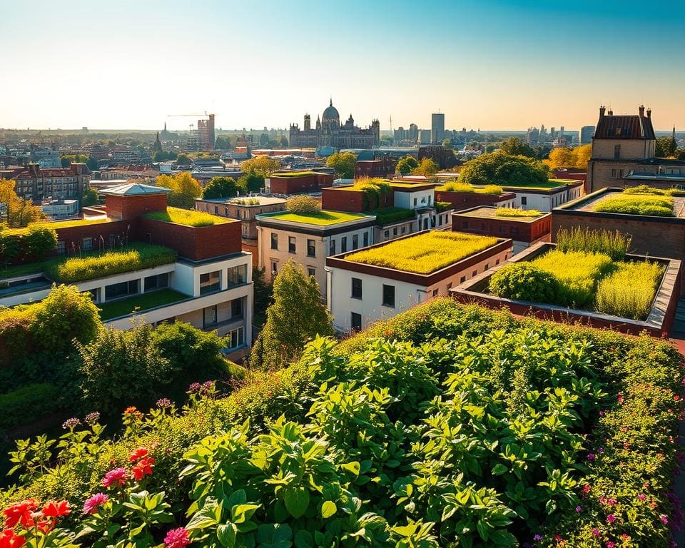 grüne Dächer in Berlin