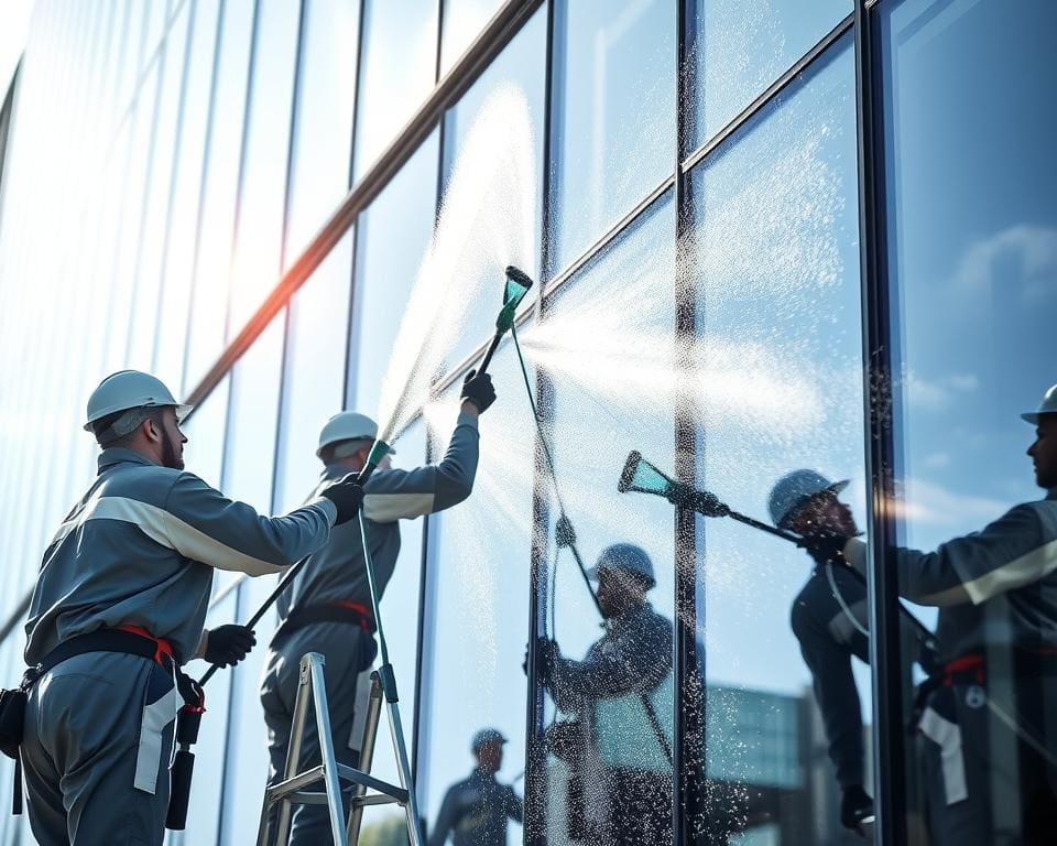 Fensterreinigung in der Gebäudereinigung