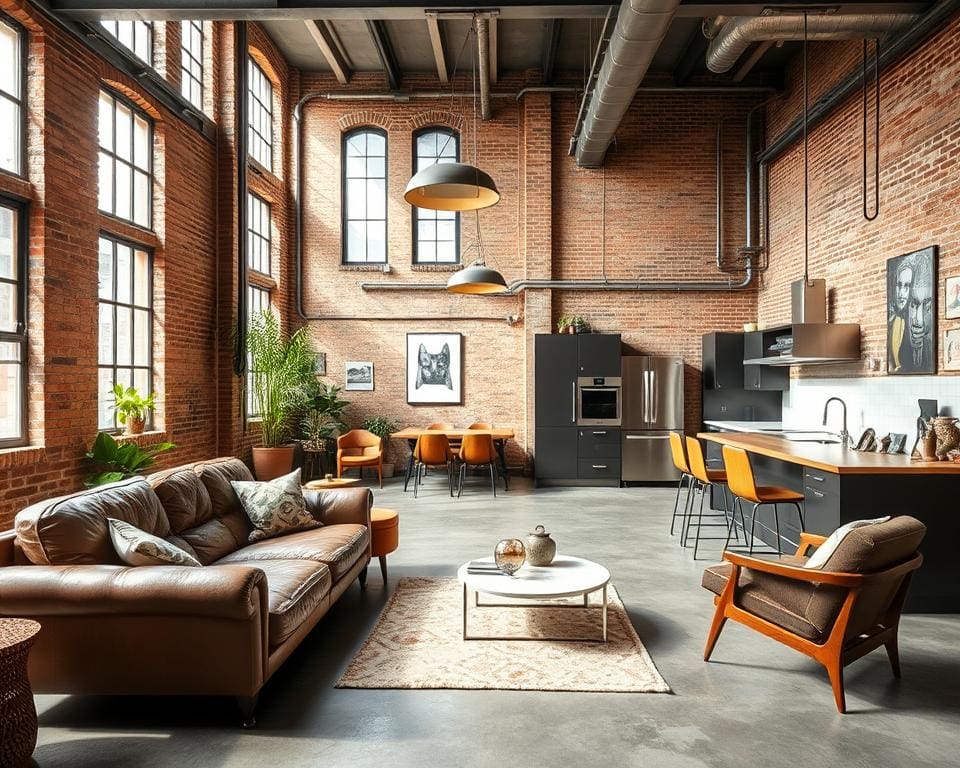 Einrichtungsideen für Lofts im industriellen Stil