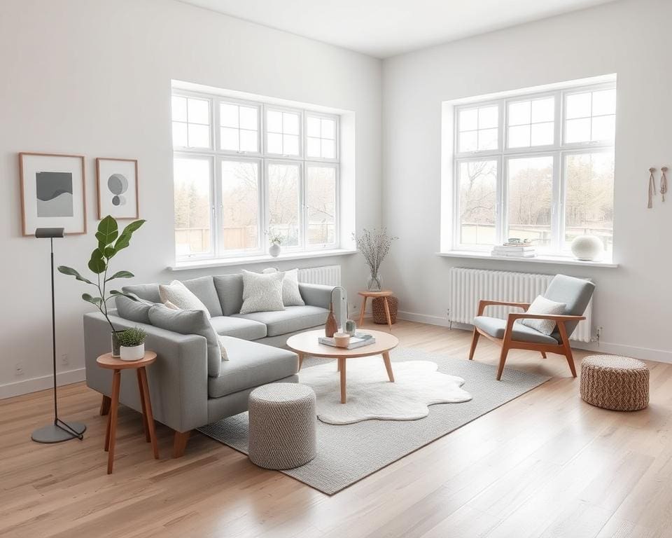 Minimalistisches Wohnen im Skandi-Stil