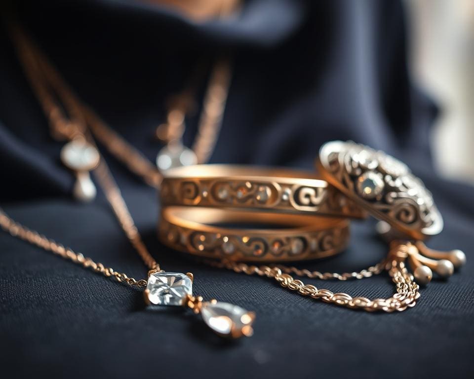 Schmuck für die Outfit-Auswahl