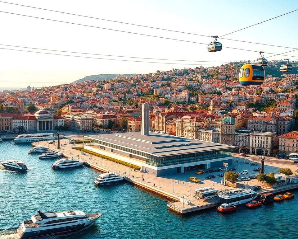 Transportverbindungen in Split