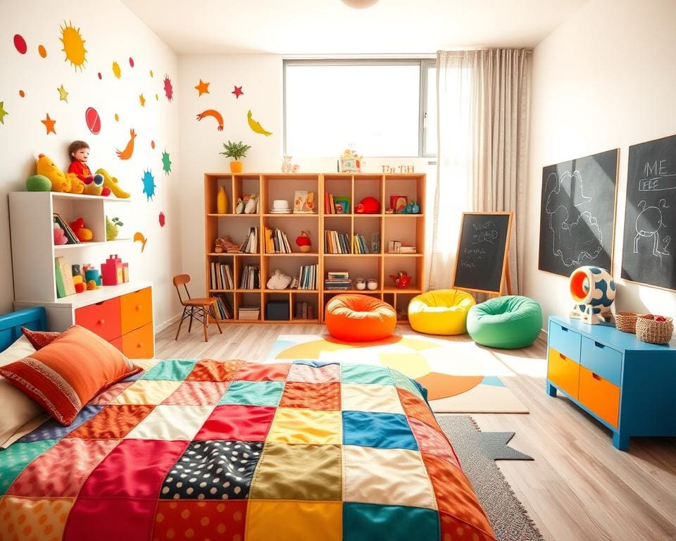 Was sind Tipps für ein farbenfrohes Kinderzimmer?