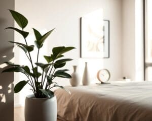 Was sind schöne Akzente für ein monochromes Zimmer?