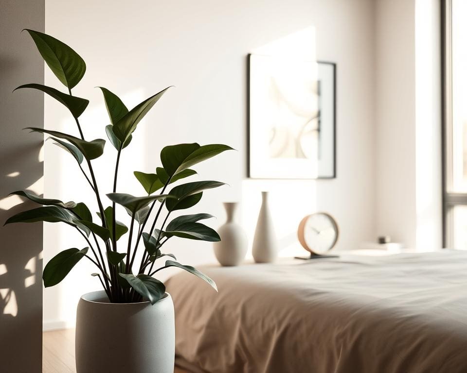 Was sind schöne Akzente für ein monochromes Zimmer?