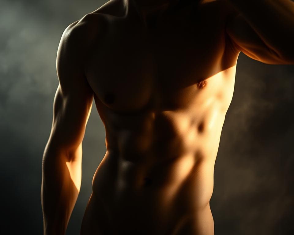 Wie Licht und Torso zusammenwirken