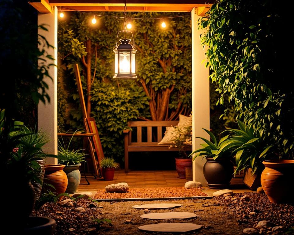 Wie bringst du Licht in dunkle Gartenecken?
