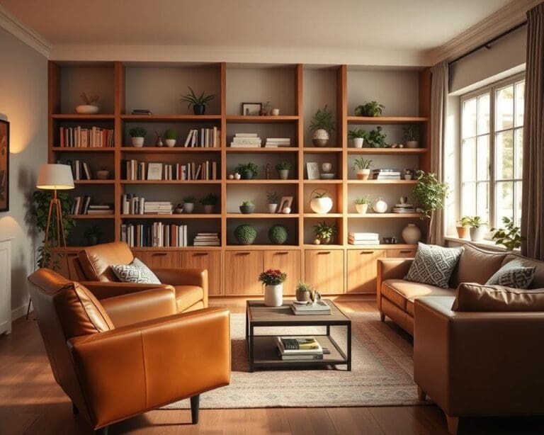 Wie bringst du Ordnung und Ruhe ins Wohnzimmer?