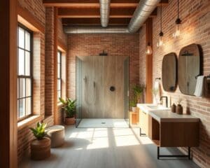 Wie gestaltest du ein Bad mit Loft-Elementen?