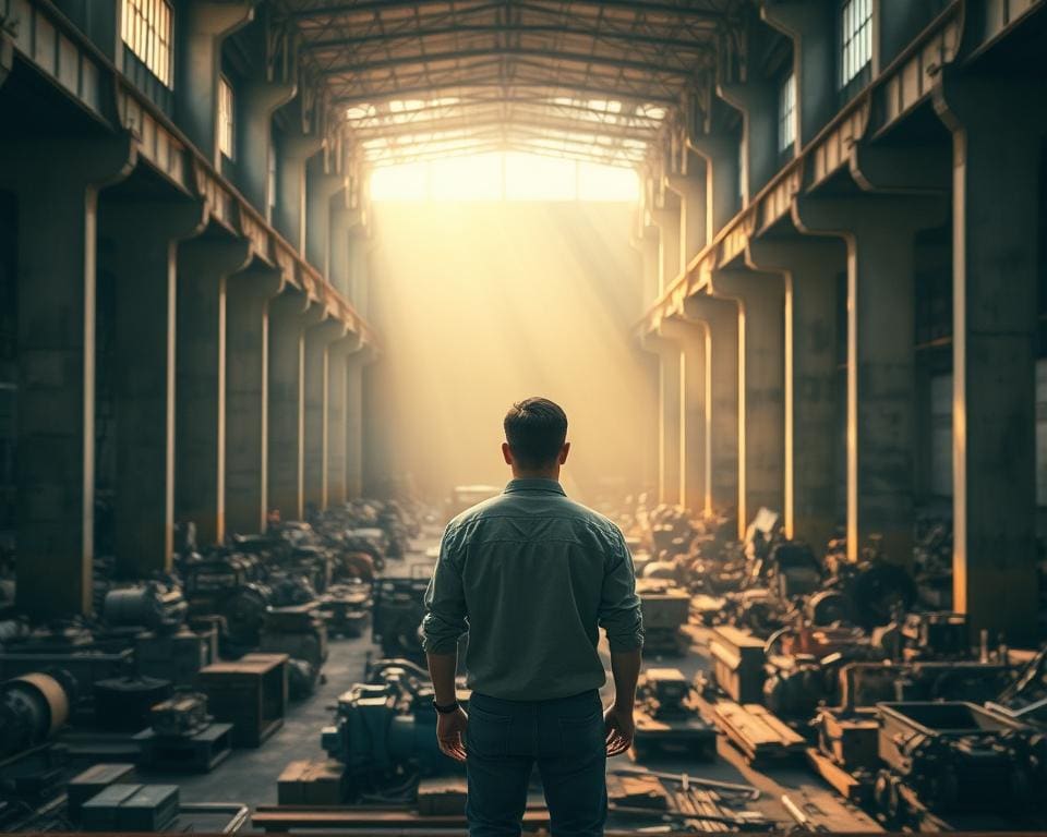 Wie wirkst du industriellen Räumen entgegen?