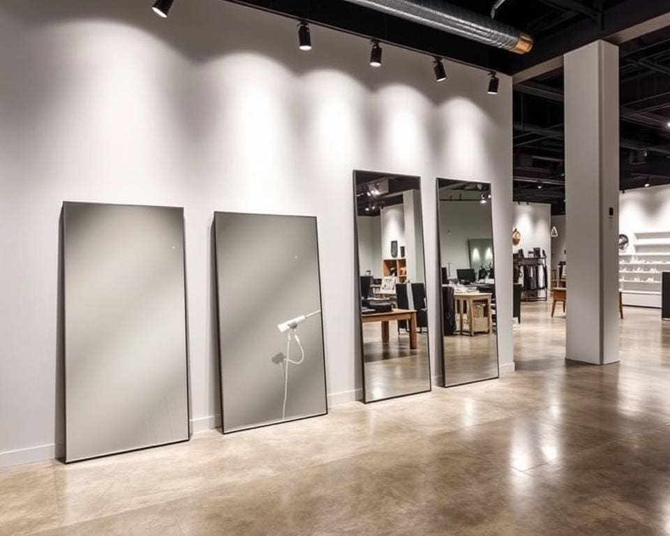 Bruchsichere Spiegel im Shopdesign