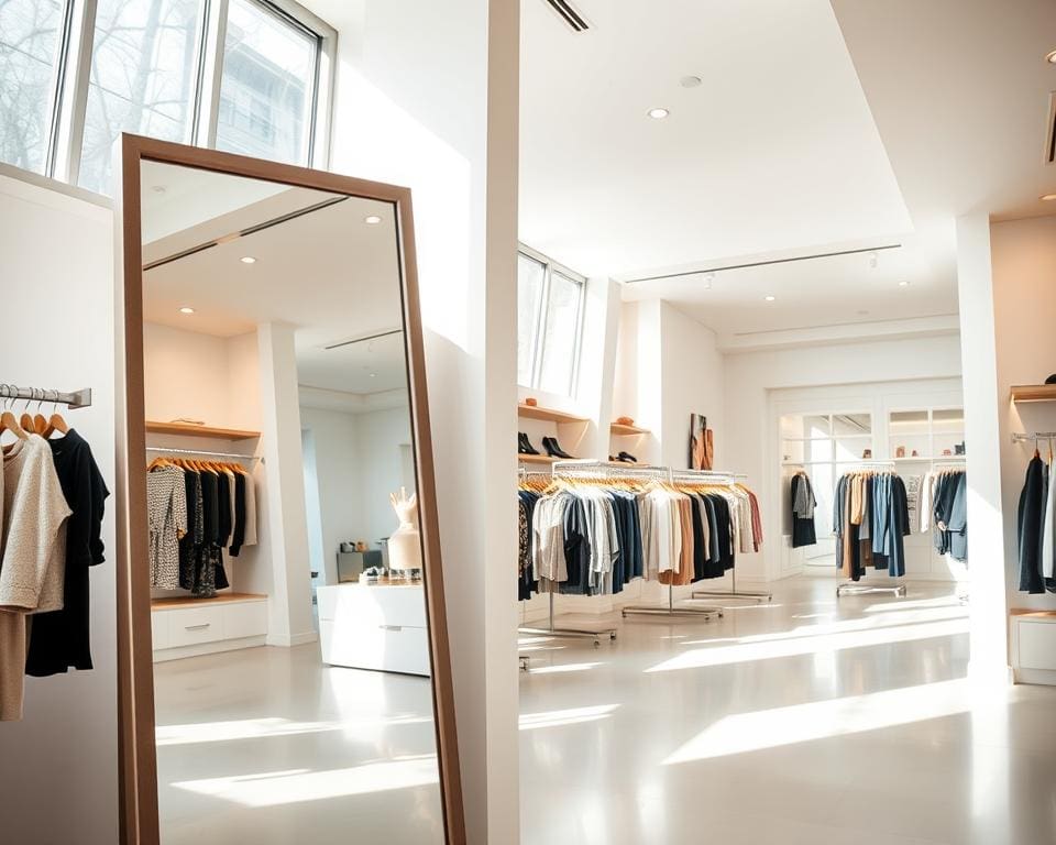 Shopdesign Anprobespiegel