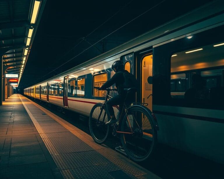 Wie reist man bequem per Nachtzug und Fahrrad?