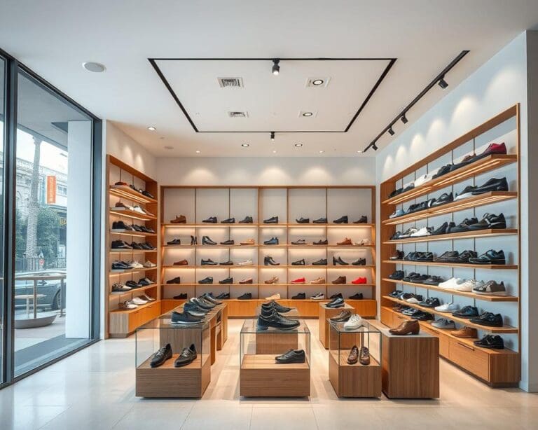 Wie sieht ein modernes Schuhgeschäft aus?