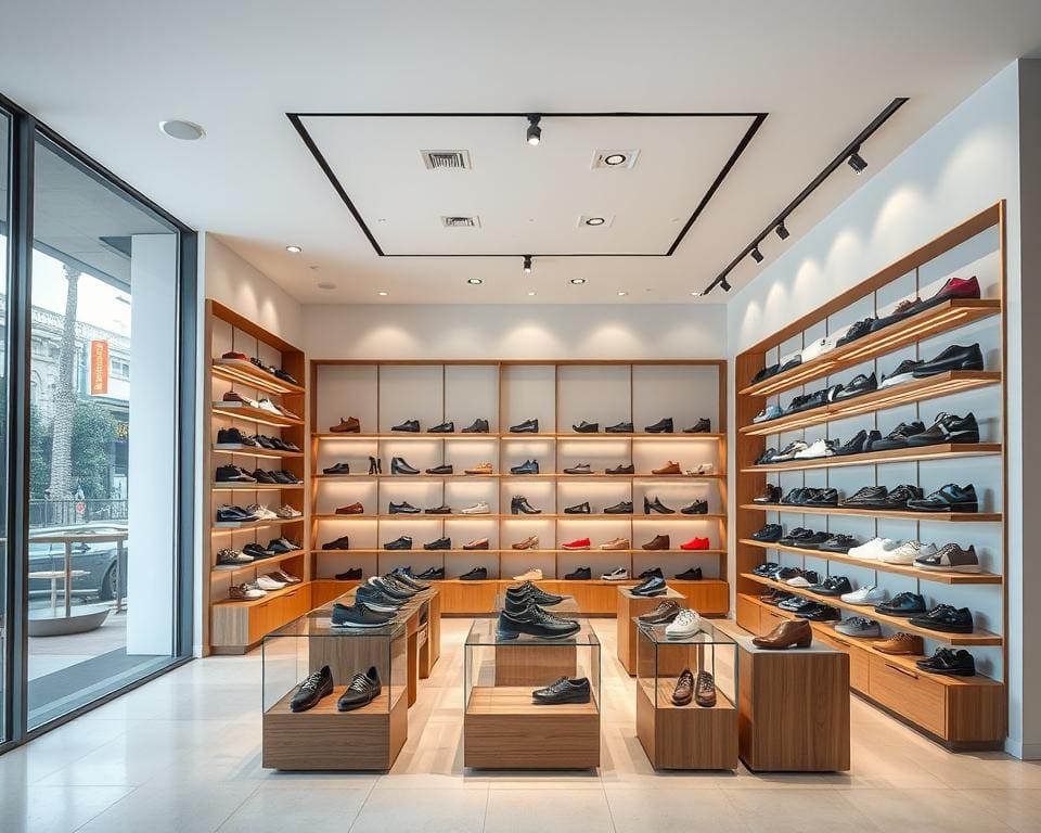 Wie sieht ein modernes Schuhgeschäft aus?