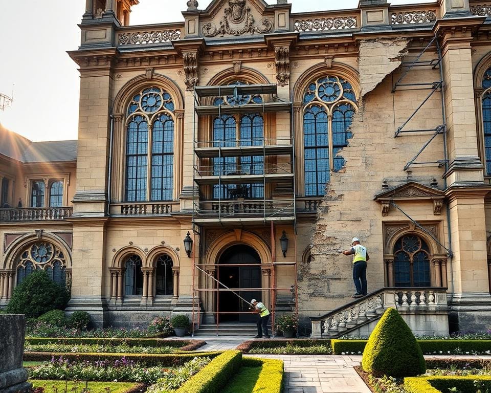 Sanierung historisches Gebäude Herausforderungen