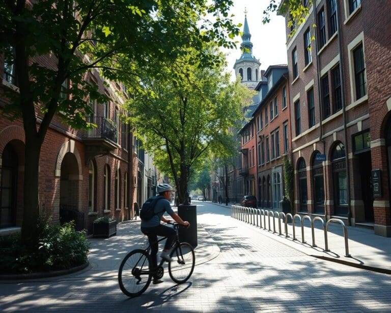 Wie integriert man Fahrradinfrastruktur in Altbauvierteln?