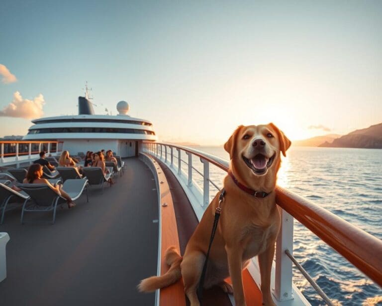Wie reist man mit Hund und Kreuzfahrtschiff?