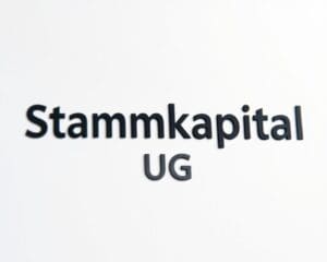 Wie viel Stammkapital braucht man wirklich für die UG?