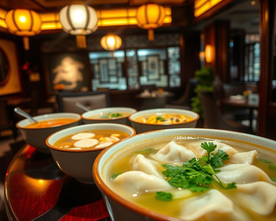 Wonton-Suppe und andere berühmte chinesische Suppen