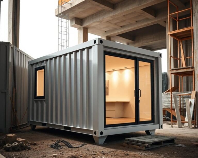 Wie flexibel lässt sich ein Bürocontainer im Bau einsetzen?